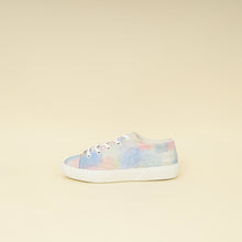 Chanel Multicolor CC Printed Fabric Quilted Low Top Sneakers 39