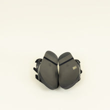 Chanel Black CC Dad Sandals 39