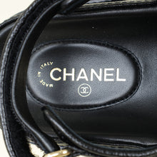 Chanel Black CC Dad Sandals 39