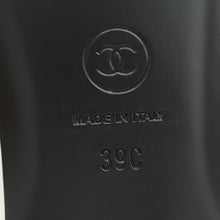 Chanel White CC Camellia Flower Flat Ballerina 39