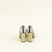 Chanel Bicolor CC Glitter Grosgrain Cap Toe Logo Pumps 40