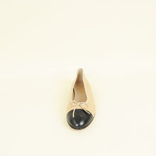 Chanel Bicolor CC Cap Toe Flat Ballerina 42