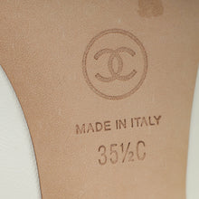 Chanel Bicolor CC Cap Tote Camellia Flower Pump 35.5