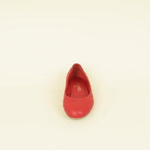 Chanel Red CC Cap Toe Ballet Flats 36.5