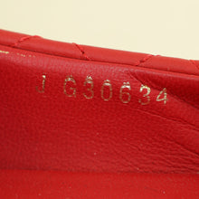 Chanel Red CC Cap Toe Ballet Flats 36.5