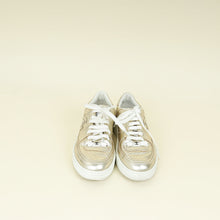 Chanel Metallic Gold CC Trainer Sneaker 36.5