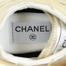 Chanel Metallic Gold CC Trainer Sneaker 36.5