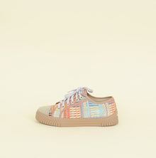 Chanel Multicolor CC Woven Tweed Low Top Sneakers 36