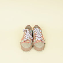 Chanel Multicolor CC Woven Tweed Low Top Sneakers 36