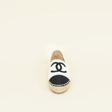 Chanel Bicolor CC Cap Toe Tweed Espadrille 36