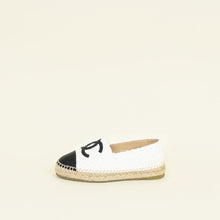 Chanel Bicolor CC Cap Toe Tweed Espadrille 36