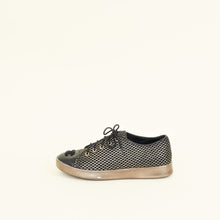 Chanel Bicolor CC Cap Toe Low Top Sneakers 37.5