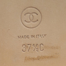 Chanel Beige Chanel Logo Mules Sandals 37.5