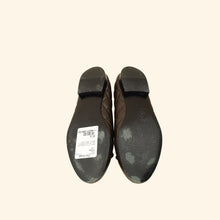 Chanel Brown CC Cap Toe Quilted Flat Ballerina 37.5