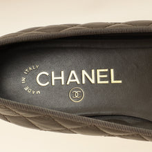 Chanel Brown CC Cap Toe Quilted Flat Ballerina 37.5