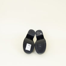 Chanel Black Interlocking CC Logo Platform Loafers 37.5