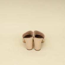 Chanel Bicolor CC Cap Toe Chain Quilted Mules 37.5