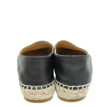 Chanel Black CC Cap Toe Espadrille 37