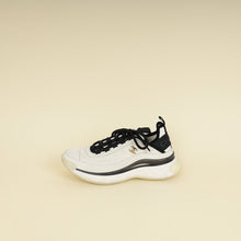 Chanel Bicolor CC Lace Up Sneakers 37.5