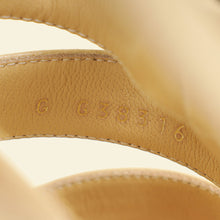 Chanel Beige CC Chain Bow Sandal 37