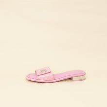 Chanel Lilac CC Twist Lock Quilted Slide Sandal 38.5