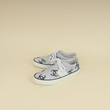 Chanel White 2018 Interlocking CC Logo Sneakers 38.5