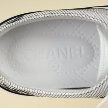 Chanel White 2018 Interlocking CC Logo Sneakers 38.5