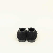 Chanel Black CC Cap Toe Ballet Flats 38.5