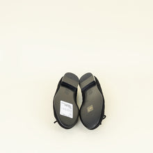 Chanel Black CC Cap Toe Ballet Flats 38.5