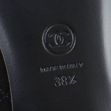 Chanel Black CC Cap Toe Ballet Flats 38.5