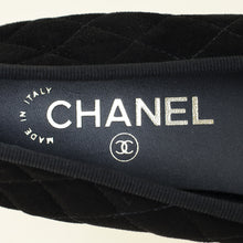 Chanel Black CC Cap Toe Ballet Flats 38.5