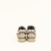 Chanel Brown CC Lace Up Sneakers 38.5