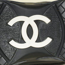 Chanel Black CC Mesh High Top Sneaker 38.5