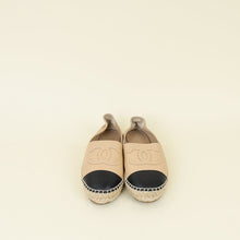 Chanel Bicolor CC Cap Toe Espadrille 38
