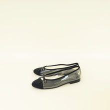 Chanel Bicolor CC Cap Toe Flat Ballerina 38