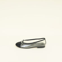 Chanel Bicolor CC Cap Toe Flat Ballerina 38