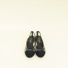 Chanel Bicolor CC Cap Toe Flat Ballerina 38