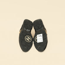 Chanel Black CC Sneakers 38