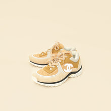 Chanel Beige CC Sneakers 38