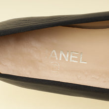 Chanel Black CC Ballet Flats 38