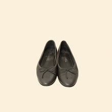 Chanel Brownish Grey CC Ballet Flats 38