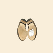 Chanel Brownish Grey CC Ballet Flats 38