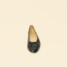 Chanel Black CC Ballet Flats 38