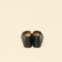 Chanel Black CC Ballet Flats 38