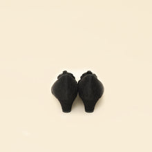Chanel Black Lace Camellia 40mm Pumps 38