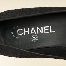 Chanel Black Lace Camellia 40mm Pumps 38