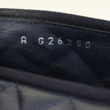 Chanel Navy Blue CC Cap Toe Ballet Flats 38C