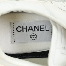 Chanel White CC Trainer Sneaker 38