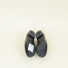 Chanel Black CC Chain Mocassin Loafers 38C