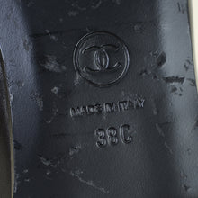 Chanel Black CC Chain Mocassin Loafers 38C